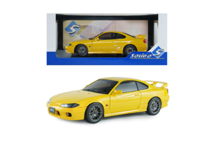 SOLIDO 1/18 - NISSAN SILVIA S15 SPEC-R AERO - 1999 - LIGHTN