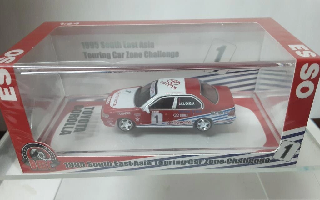BMC 1/64 - TOYOTA COROLLA AE 110 - Nº 1 SOUTH EAST ASIA TOUR BMC 1/64 - TOYOTA COROLLA AE 110 - Nº 1 SOUTH EAST ASIA TOUR