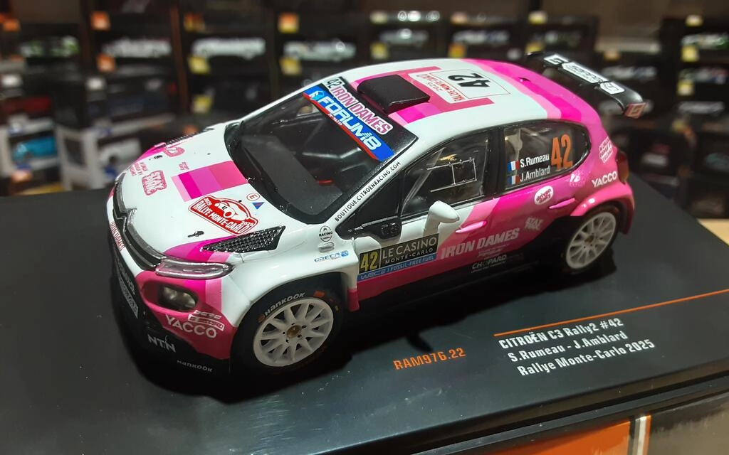 IXO 1/43 - CITROEN C3 RALLY2 - TEAM SARRAZIN MOTORSPORT IRON IXO 1/43 - CITROEN C3 RALLY2 - TEAM SARRAZIN MOTORSPORT IRON