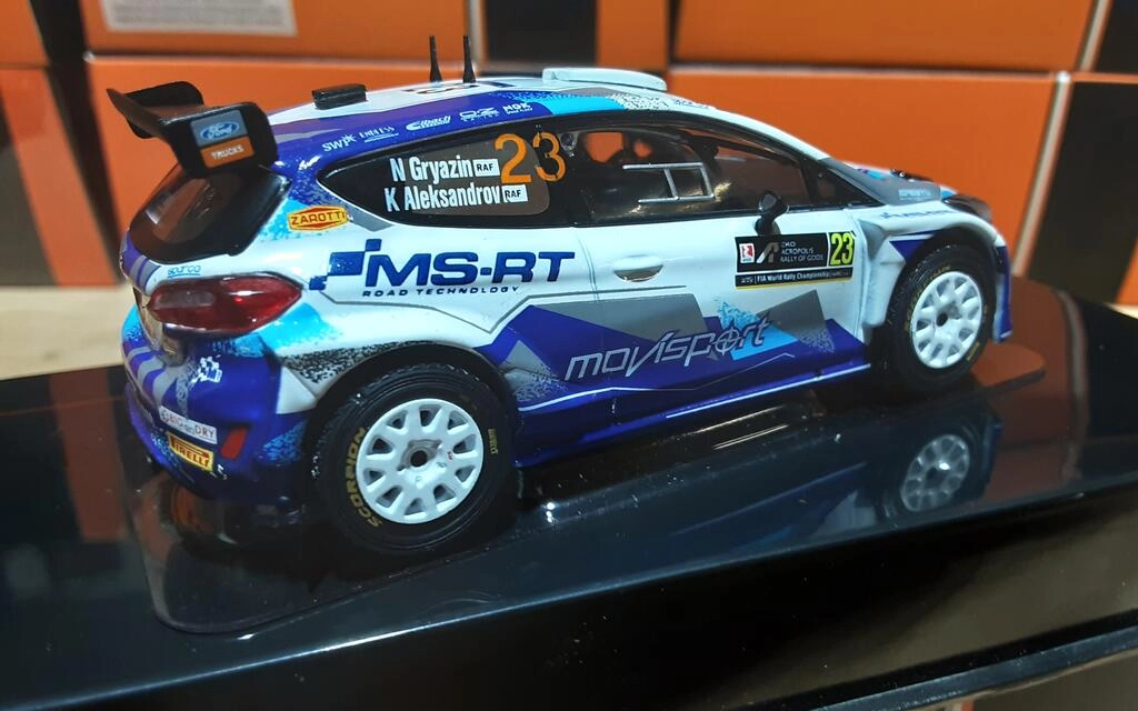 IXO 1/43 - FORD FIESTA R5 MK II - Nº 23 - WINNER WRC 2 - RAL IXO 1/43 - FORD FIESTA R5 MK II - Nº 23 - WINNER WRC 2 - RAL