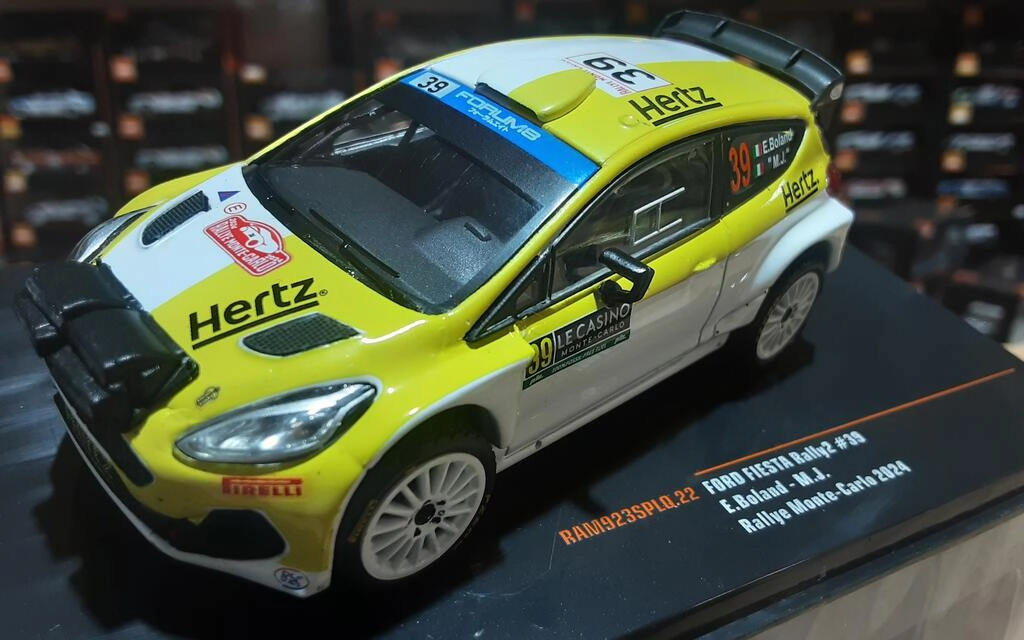 IXO 1/43 - FORD FIESTA RALLY 2 - Nº 39 RALLY MONTE CARLO 20 IXO 1/43 - FORD FIESTA RALLY 2 - Nº 39 RALLY MONTE CARLO 20