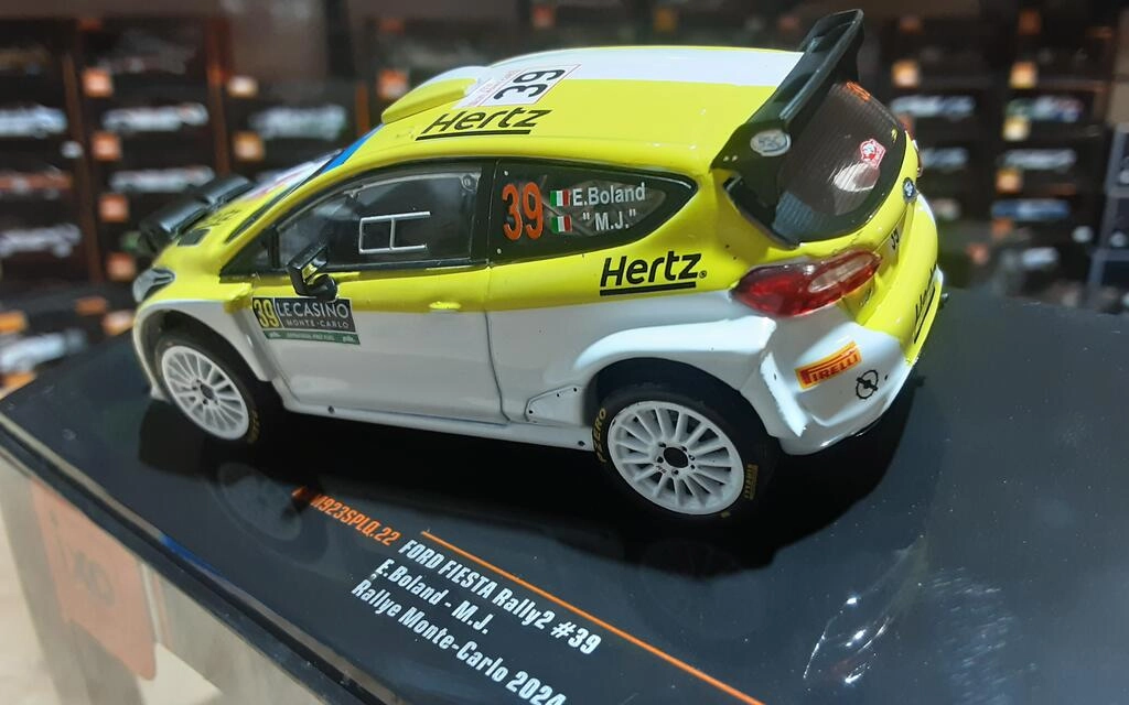 IXO 1/43 - FORD FIESTA RALLY 2 - Nº 39 RALLY MONTE CARLO 20 IXO 1/43 - FORD FIESTA RALLY 2 - Nº 39 RALLY MONTE CARLO 20