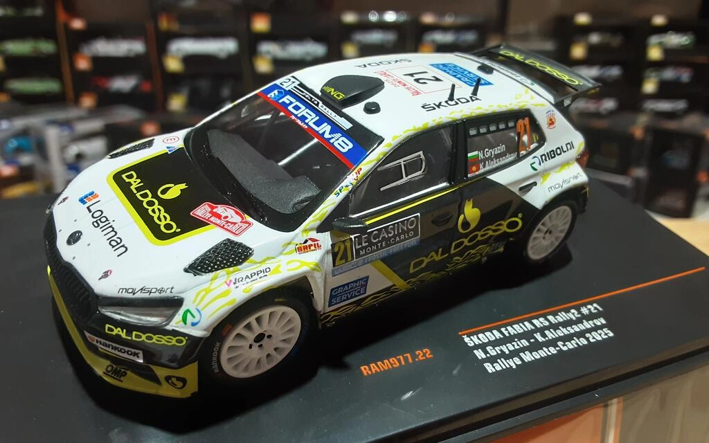 IXO 1/43 - SKODA FABIA RS RALLY2 - TEAM TOKSPORT WRT2 - Nº IXO 1/43 - SKODA FABIA RS RALLY2 - TEAM TOKSPORT WRT2 - Nº