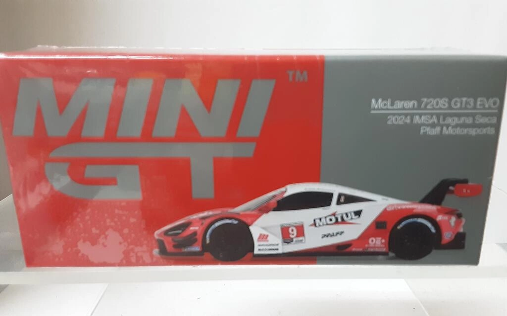 MINI GT 1/64 - MCLAREN 720S GT3 EVO 4.0L TURBO V8 - Nº 9 IM MINI GT 1/64 - MCLAREN 720S GT3 EVO 4.0L TURBO V8 - Nº 9 IM