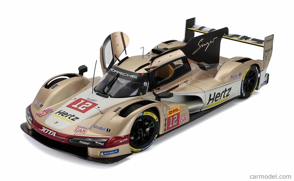 NOREV 1/18 - PORSCHE 963 9RD 4.6L TURBO V8 TEAM HERTZ JOTA NOREV 1/18 - PORSCHE 963 9RD 4.6L TURBO V8 TEAM HERTZ JOTA