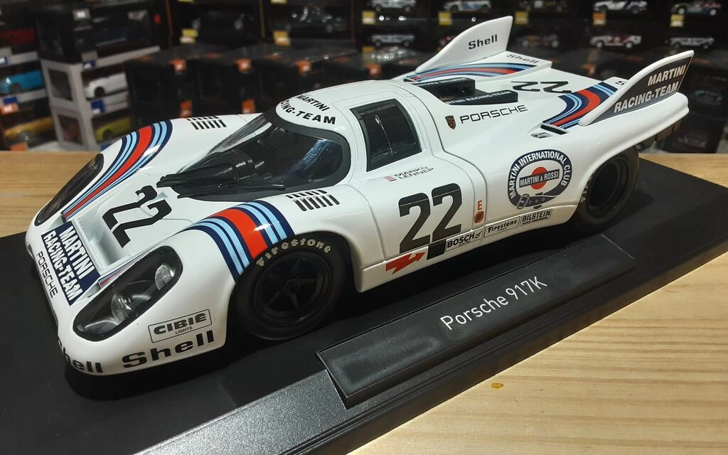 NOREV 1/18 - PORSCHE 917K 4.9L TEAM MARTINI RACING - Nº 22 W NOREV 1/18 - PORSCHE 917K 4.9L TEAM MARTINI RACING - Nº 22 W