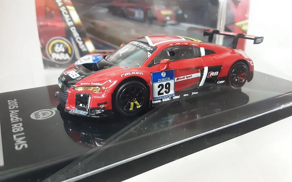 PARA 1/64 - AUDI R8 LMS TEAM WRT AUDI SPORT - Nº 29 24h NURB PARA 1/64 - AUDI R8 LMS TEAM WRT AUDI SPORT - Nº 29 24h NURB