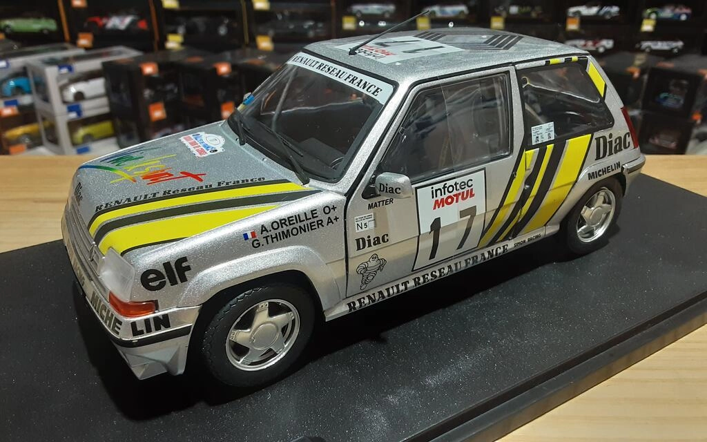 SOLIDO 1/18 - RENAULT R5 SUPERCINQUE GT TURBO - TEAM SIMON R SOLIDO 1/18 - RENAULT R5 SUPERCINQUE GT TURBO - TEAM SIMON R