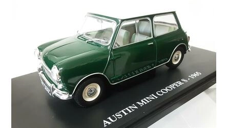 ALTAYA 1/24 - AUSTIN MINI COOPER S - 1965 - GEEN WHITE ROOF