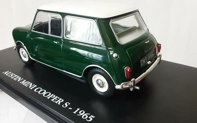 ALTAYA 1/24 - AUSTIN MINI COOPER S - 1965 - GEEN WHITE ROOF