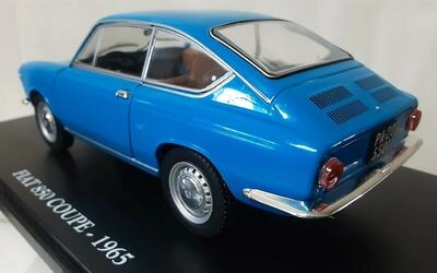 ALTAYA 1/24 - FIAT 850 COUPE - 1965 - LIGHT BLUE