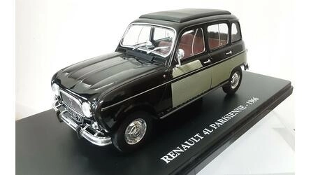 ALTAYA 1/24 - RENAULT 4L PARISIEBBE - 1966 - BLACK / GREEN