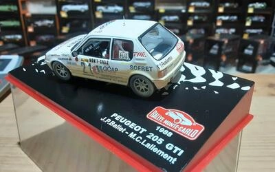 ALTAYA 1/43 - PEUGEOT 205 GTI - Nº 21 RALLY MONTE CARLO 1988