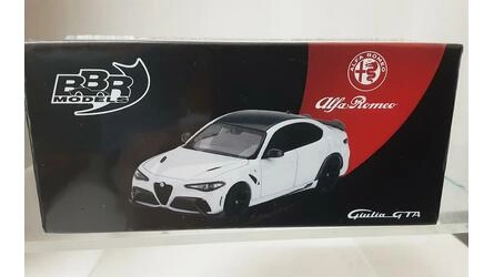 BBR 1/64 - ALFA ROMEO GIULIA GTA - 2021 - WHITE BLACK