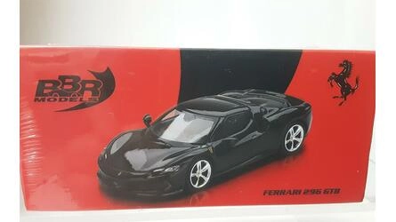 BBR 1/64 - FERRARI 296 GTB - NERO DAYTONA - 2024