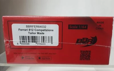 BBR 1/64 - FERRARI 812 COMPETIZIONE - TAILOR MADE - 2021
