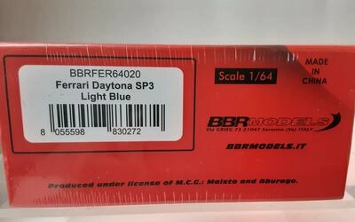 BBR 1/64 - FERRARI DAYTONA SP3 - 2024 - LIGHT BLUE
