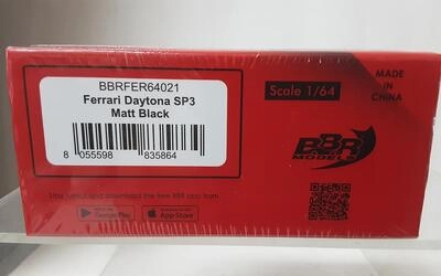 BBR 1/64 - FERRARI DAYTONA SP3 - 2024 - MATT BLACK