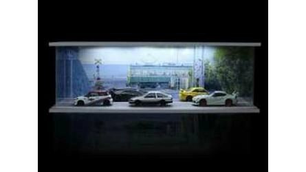 BLACK BOX DIORAMA 1/64 - PARKING GARAGE - A-STATION WITH LIG