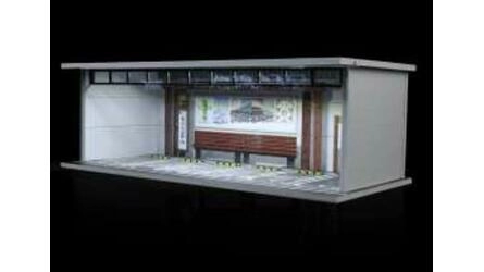 BLACK BOX DIORAMA 1/64 - PARKING GARAGE - C-PARKING LOT WITH
