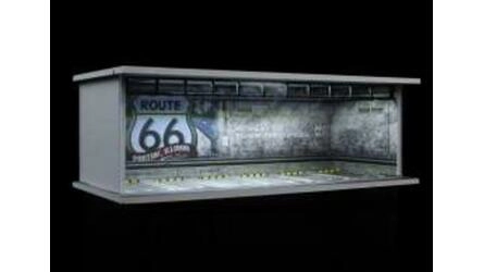 BLACK BOX DIORAMA 1/64 - PARKING GARAGE - ROUTE 66 PARKING L