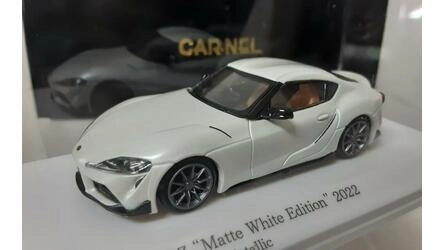 CARNEL 1/64 - TOYOTA SUPRA RZ - MATTE WHITE EDITION - MATTE 