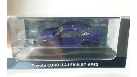 DIECAST TEAM 1/64 - TOYOTA COROLLA AE 86 LEVIN GT-APEX - PUR