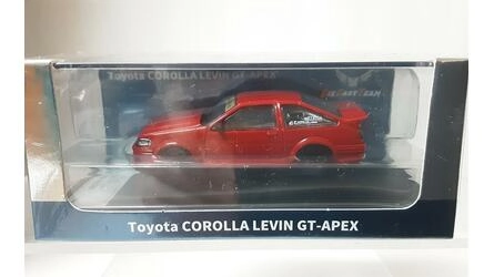 DIECAST TEAM 1/64 - TOYOTA COROLLA AE 86 LEVIN GT-APEX - RED