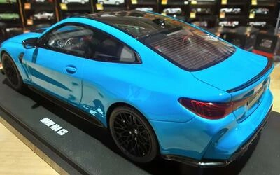 GT SPIRIT 1/18 - BMW M4 CS G82 COUPÉ - RIVIERA BLUE - 2024