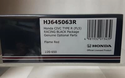 HJ64 - HONDA CIVIC TYPE R (FL5) - RACING BLACK PACKAGE - GEN