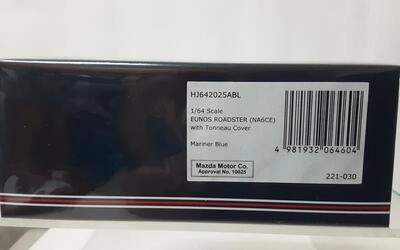 HJ64 - MAZDA MX5 EUNOS ROADSTER (NA6C) - WHIT TONNEAU COVER 