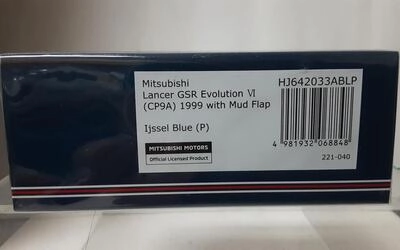 HJ64 - MITSUBISHI GSR EVOLUTION VI (CP9A) - 1999 - WITH MUD 