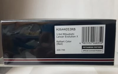 HJ64 - MITSUBISHI LANCER EVOLUTION X - RALLIART RED