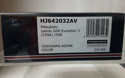 HJ64 - MITSUBISHI LANCER GSR EVO V (CP9A) - YOKOHAMA ADVAN C