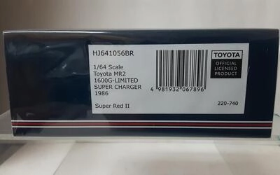 HJ64 - TOYOTA MR2 1600G LIMITED SUPER CHARGER - 1986 - SUPER