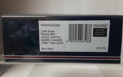 HJ64 - TOYOTA MR2 1600G LIMITED SUPER CHARGER  T BAR ROOF - 