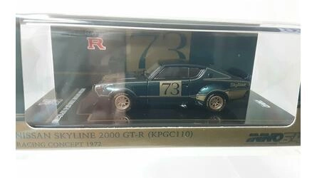 INNO 1/64 - NISSAN SKYLINE 2000 GT-R (KPGC110) - RACING CONC