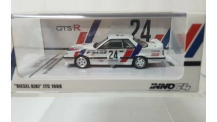 INNO 1/64 - NISSAN SKYLINE GTS-R (HR31) - Nº 24 JTC 1988 - D