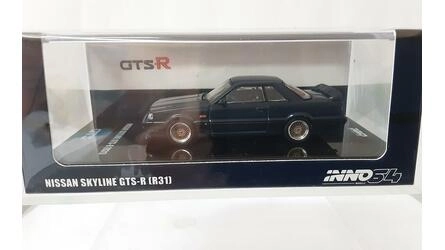 INNO 1/64 - NISSAN SKYLINE GTS-R R31 - DARK BLUE - 1987