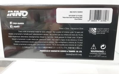 INNO 1/64 -  TOP SECRET SKYLINE GT-R (R35) - TOKYO AUTO SALO