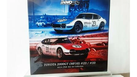INNO 1/64 - TOYOTA 2000 GT (MF10) - Nº 23 /Nº 33 - SCCA 1968