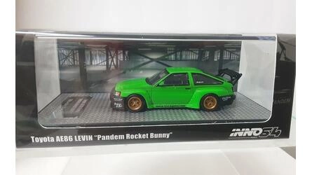 INNO 1/64 - TOYOTA AE86 LEVIN - PANDEM ROCKET BUNNY - GREEN