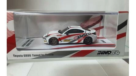 INNO 1/64 -  TOYOTA GR86 - TUNED BY CUSCO - WHITE