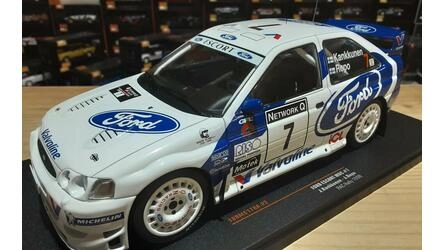IXO 1/18 - FORD ESCORT WRC - Nº 7  2º RALLY RAC 1998