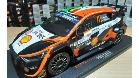 IXO 1/18 - HYUNDAI I20 N RALLY 1 - Nº 11 RALLY CROATIA 2023