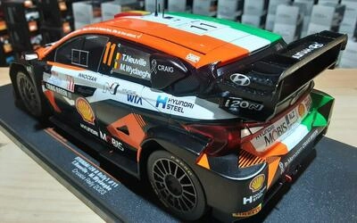 IXO 1/18 - HYUNDAI I20 N RALLY 1 - Nº 11 RALLY CROATIA 2023