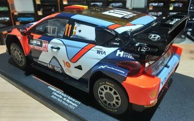 IXO 1/18 - HYUNDAI I20 N RALLY 1 - Nº 11 RALLY SAFARI KENYA 