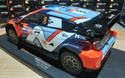 IXO 1/18 - HYUNDAI I20 N RALLY 1 - Nº 8 3º RALLY CHILE 2024