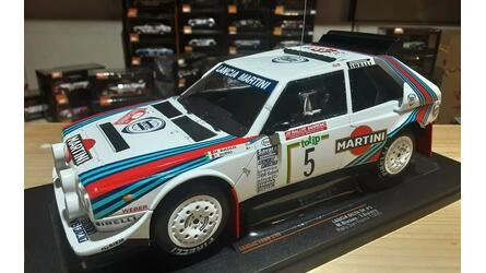 IXO 1/18 - LANCIA DELTA S4 - MARTINI - Nº 5 RALLY SAN REMO 1