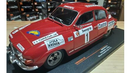 IXO 1/18 - SAAB 96 V4 - Nº  1 - RALLY SWEDEN 1973